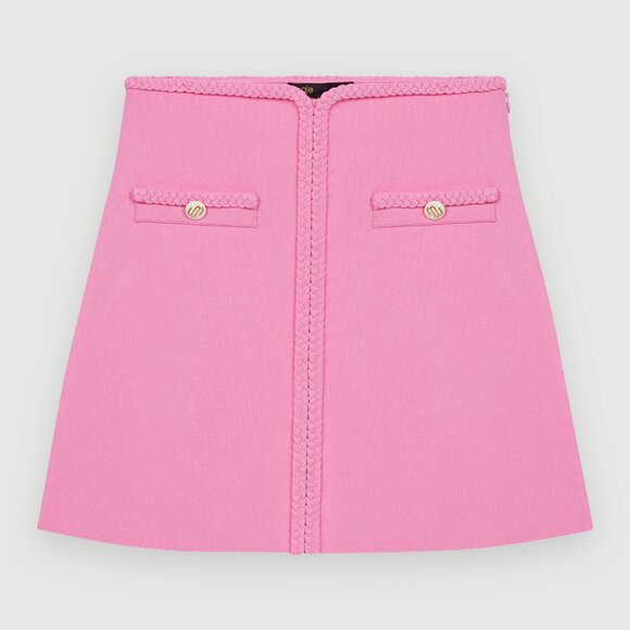 NWT Maje Jadena Mini Skirt ASO Cheryl Blossom - Picture 7 of 13